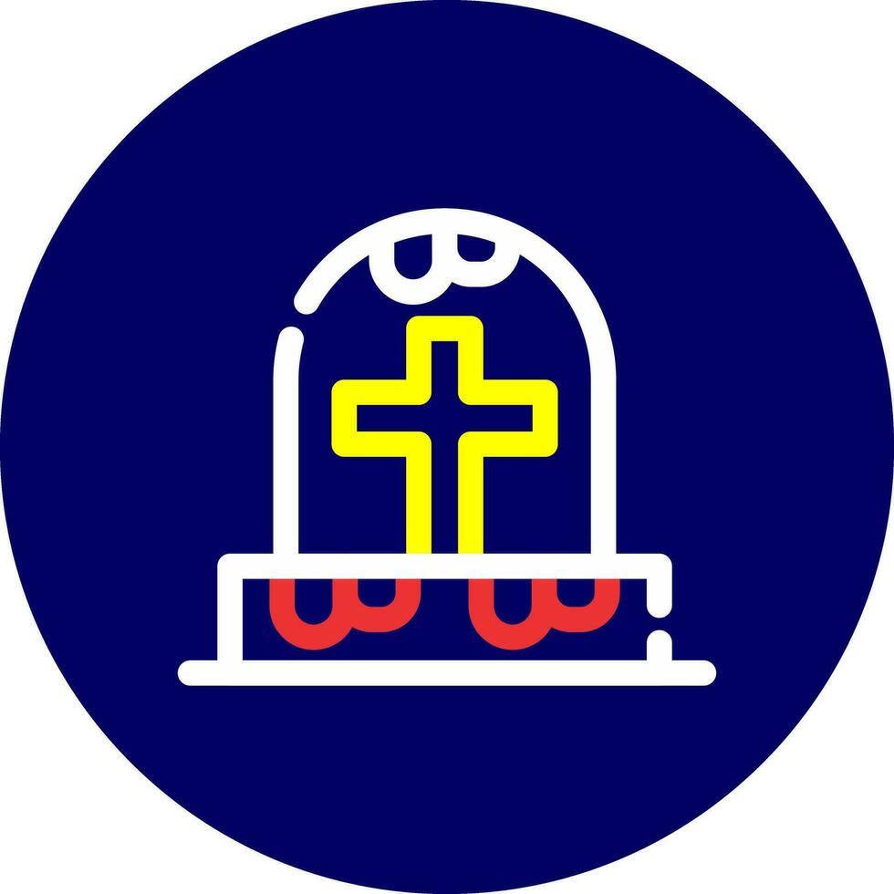 Cementery Creative Icon Design vector