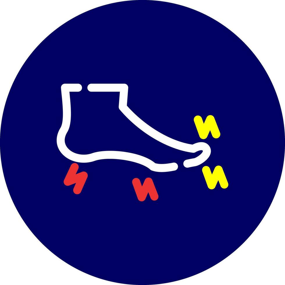Foot Creative Icon Design vector