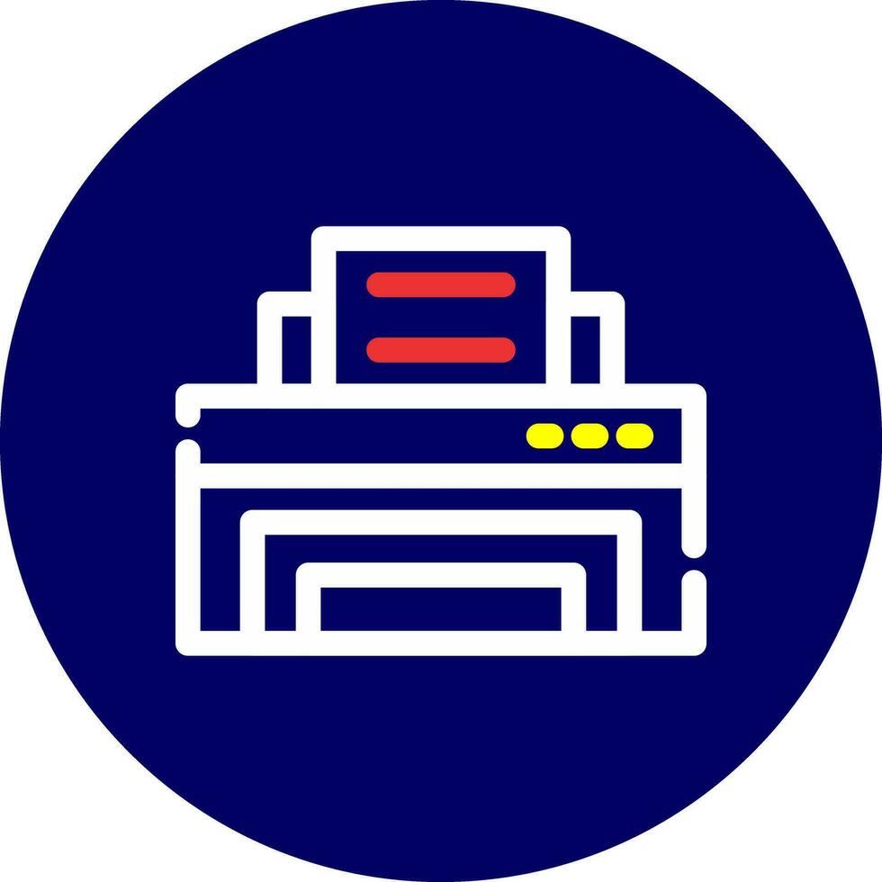Printer Creative Icon Design vector