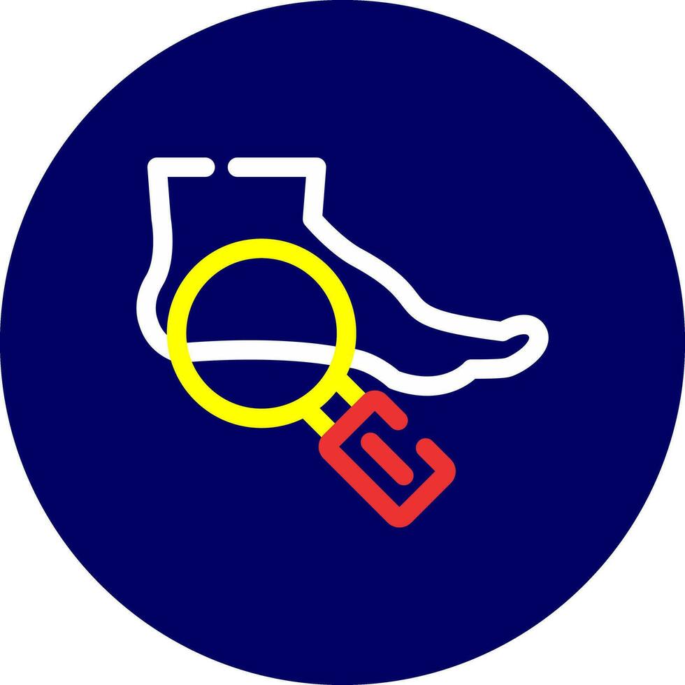 Foot Creative Icon Design vector
