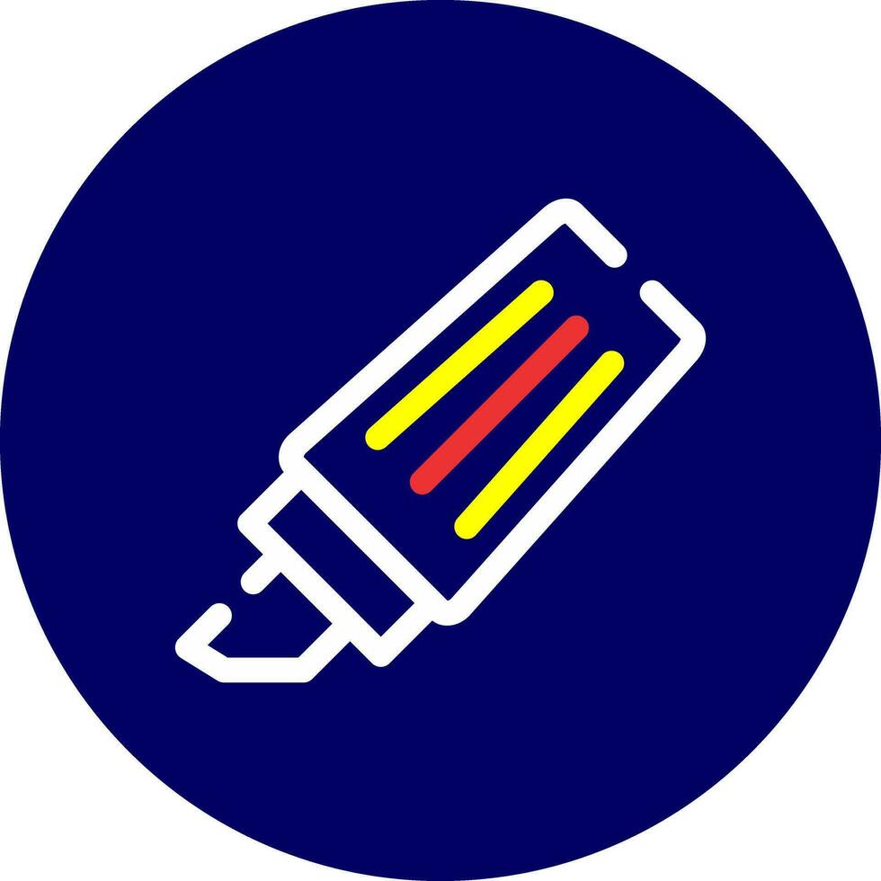 Highlighter Creative Icon Design vector