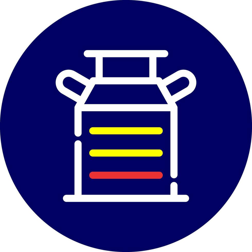 Milk Tank Creative Icon Design vector