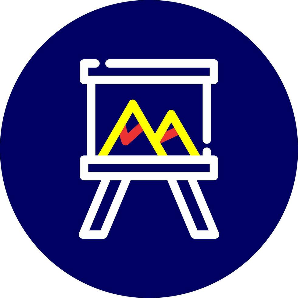 Canvas Creative Icon Design vector