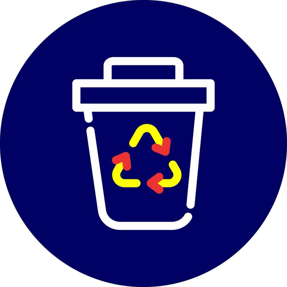 Garbage Creative Icon Design vector