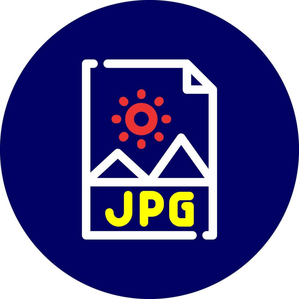 Jpg File Creative Icon Design vector