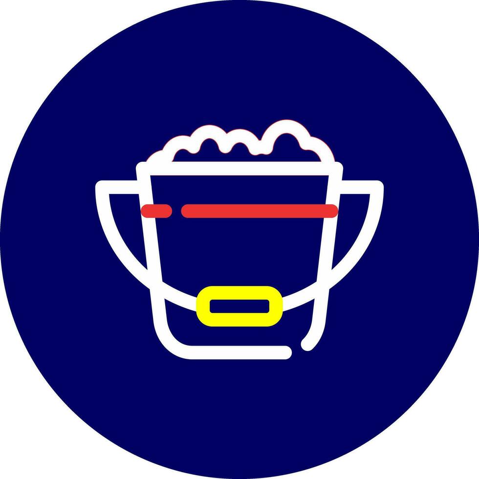 Bucket Creative Icon Design vector