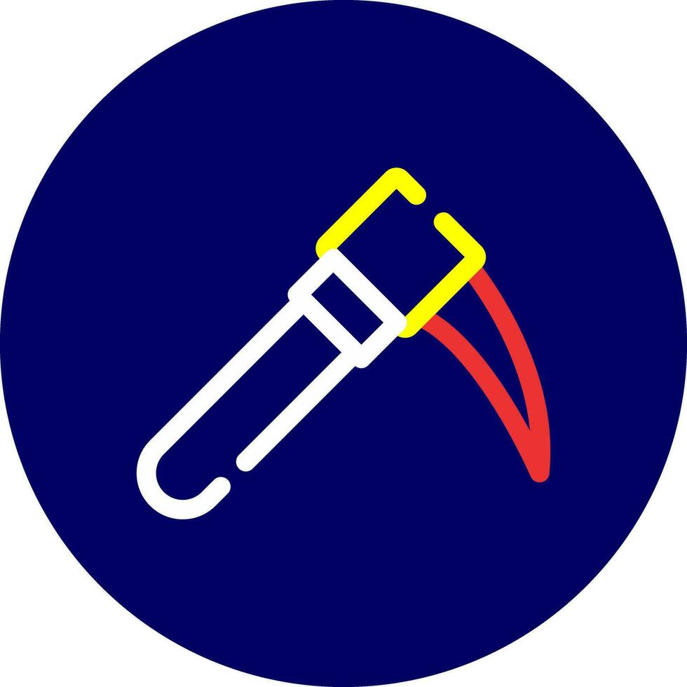 Pickaxe Creative Icon Design vector