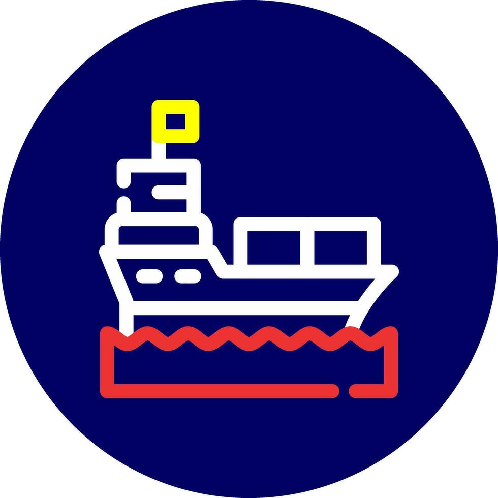 Ship Creative Icon Design vector
