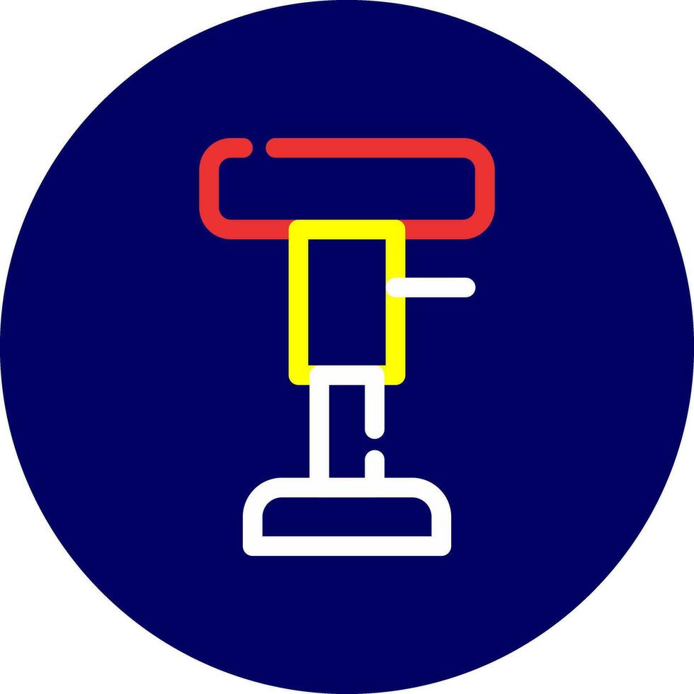 Bar Stool Creative Icon Design vector