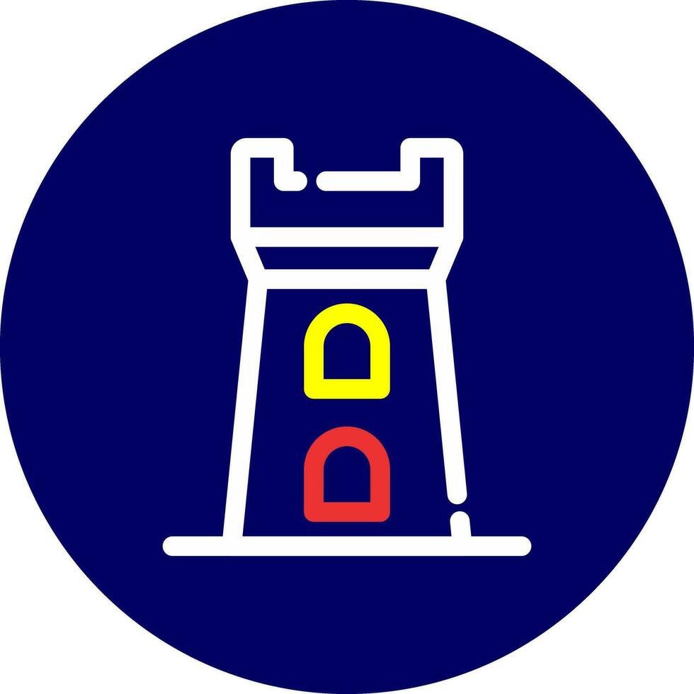 Tower Creative Icon Design vector