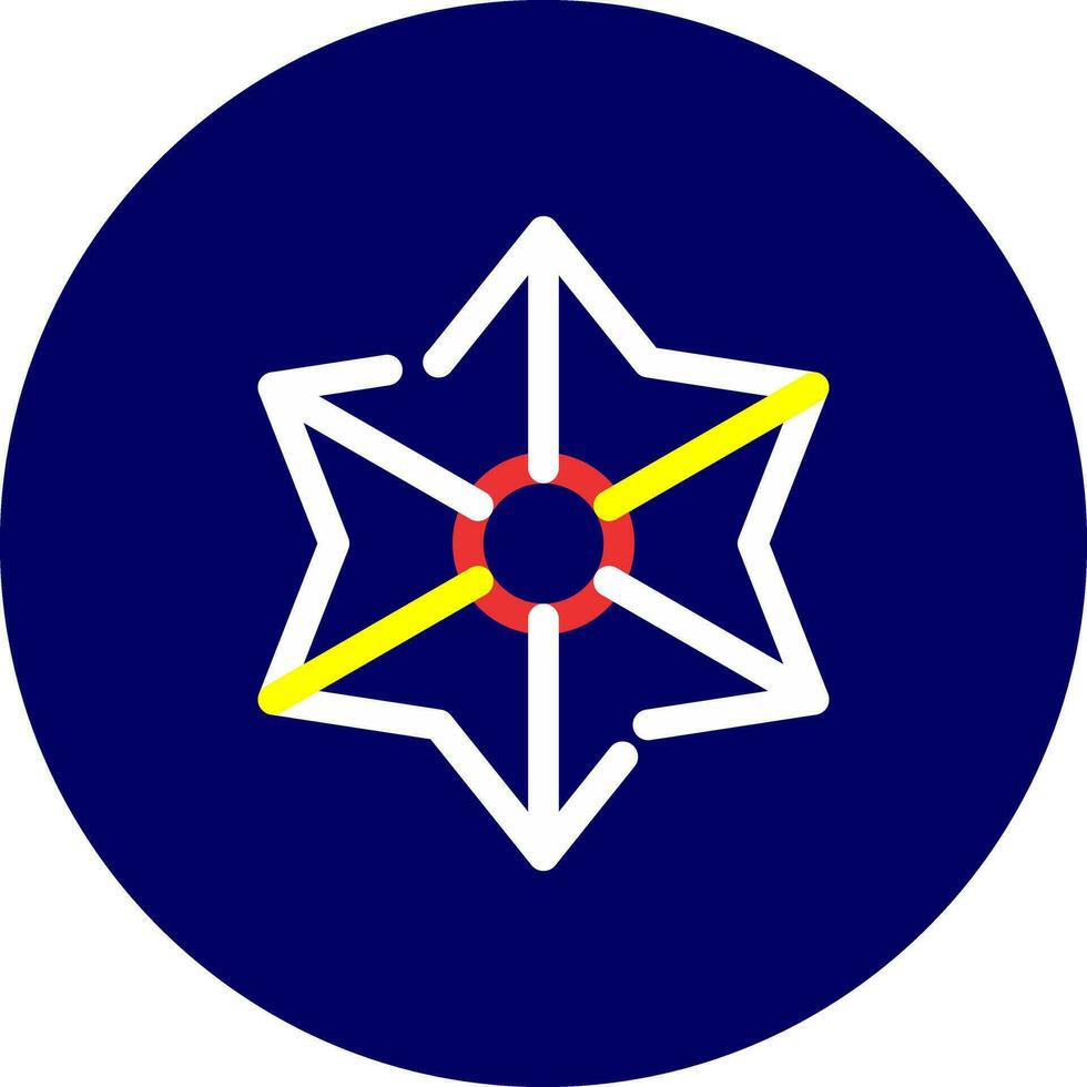 estrella de mar creativo icono diseño vector