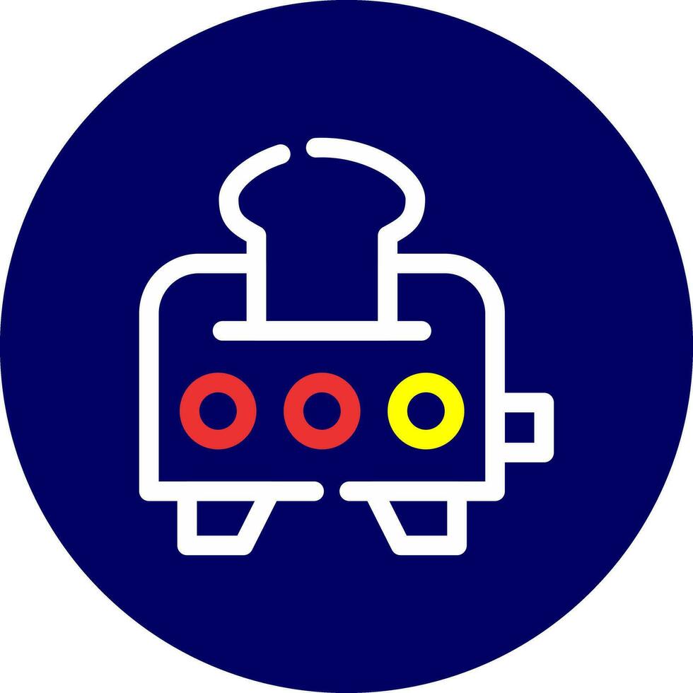 Toaster Creative Icon Design vector