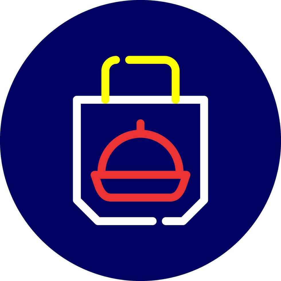 Food Delivery Creative Icon Design vector