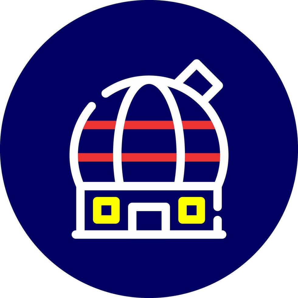 Observatory Creative Icon Design vector