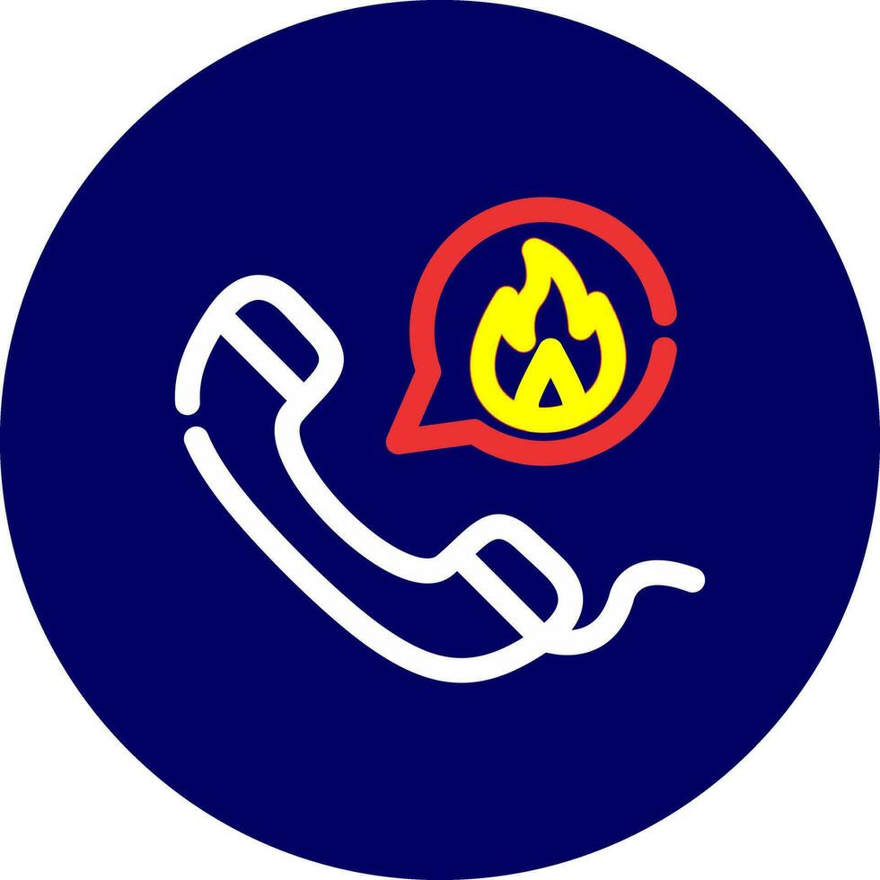 Emergency Call Creative Icon Design vector