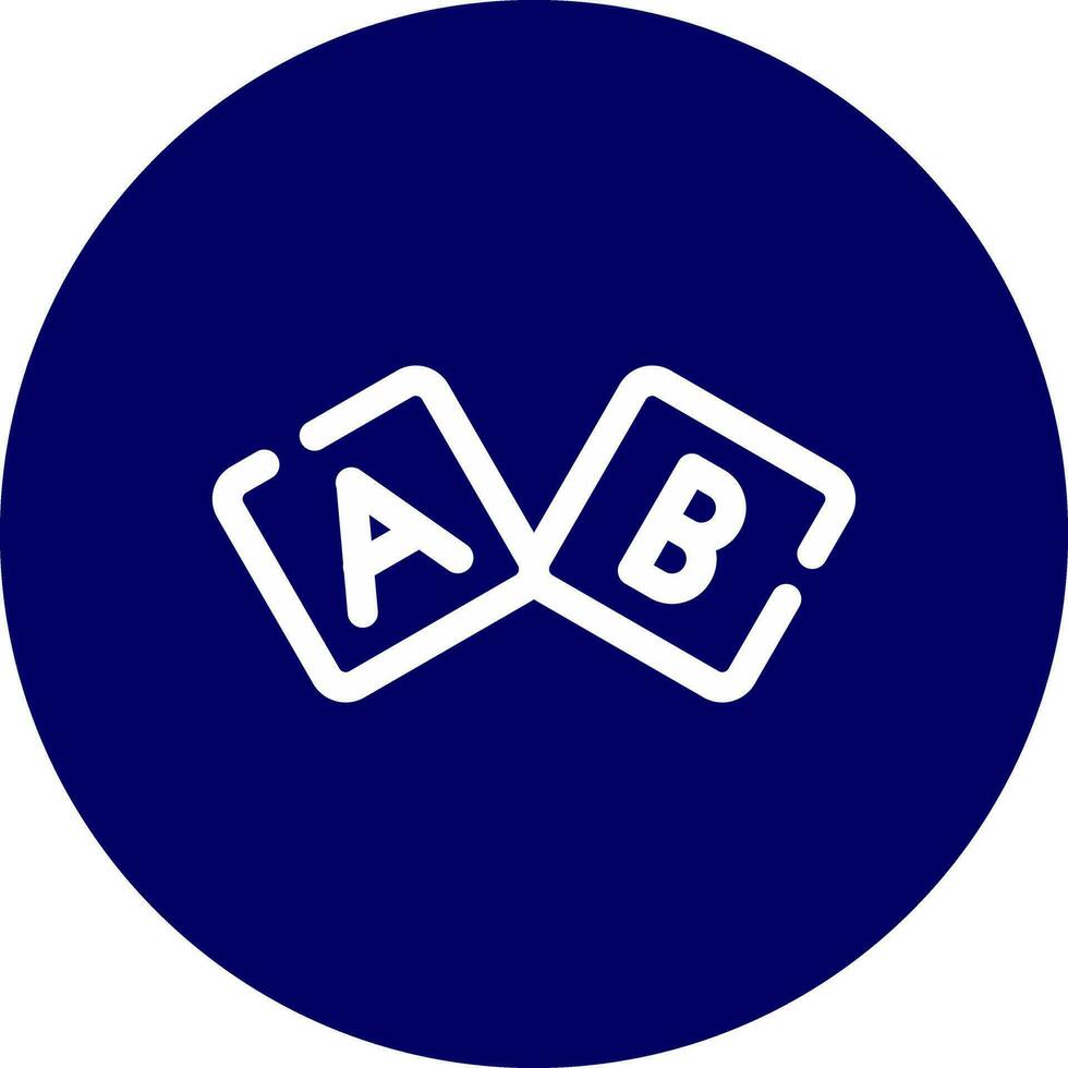 Abc Block Creative Icon Design vector