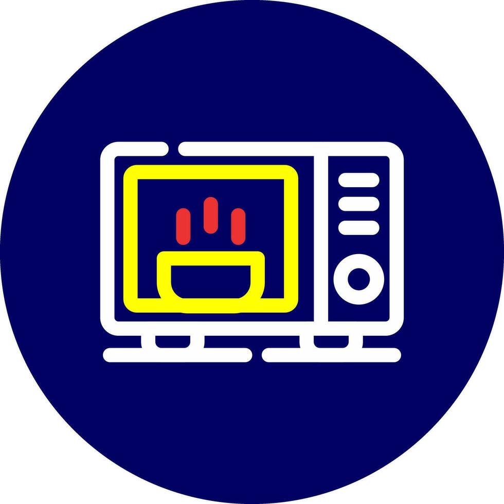 Microwave Creative Icon Design vector