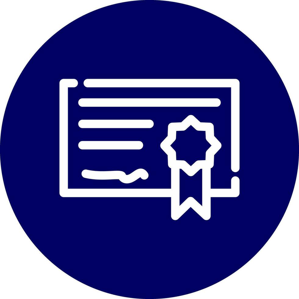 Diploma Creative Icon Design vector