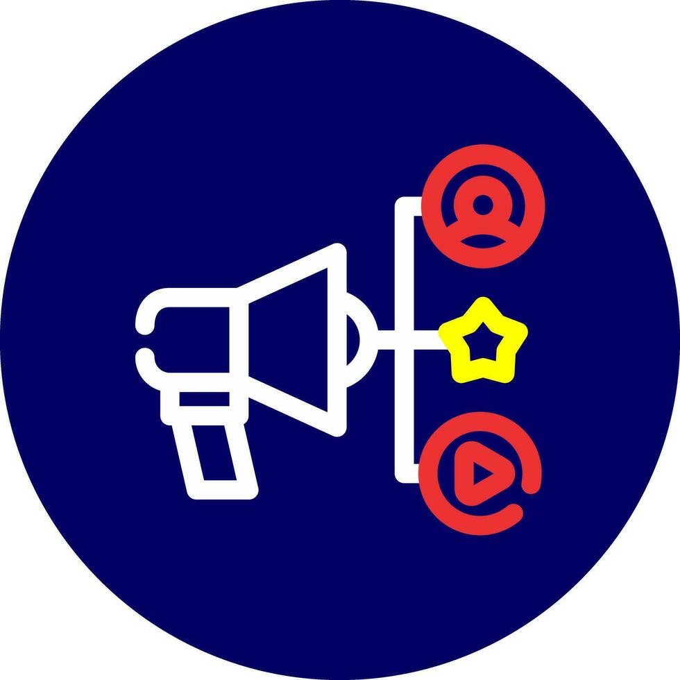 Advertising Creative Icon Design vector