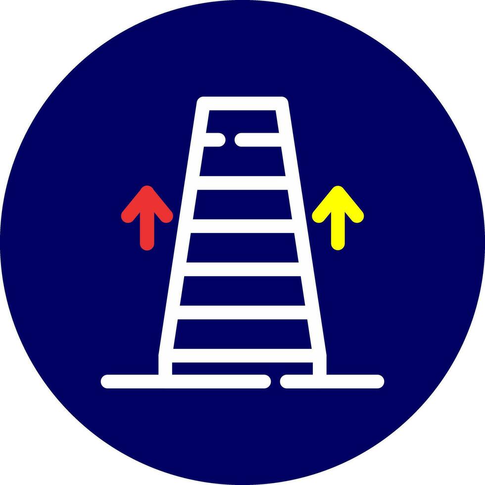 Escalator Creative Icon Design vector
