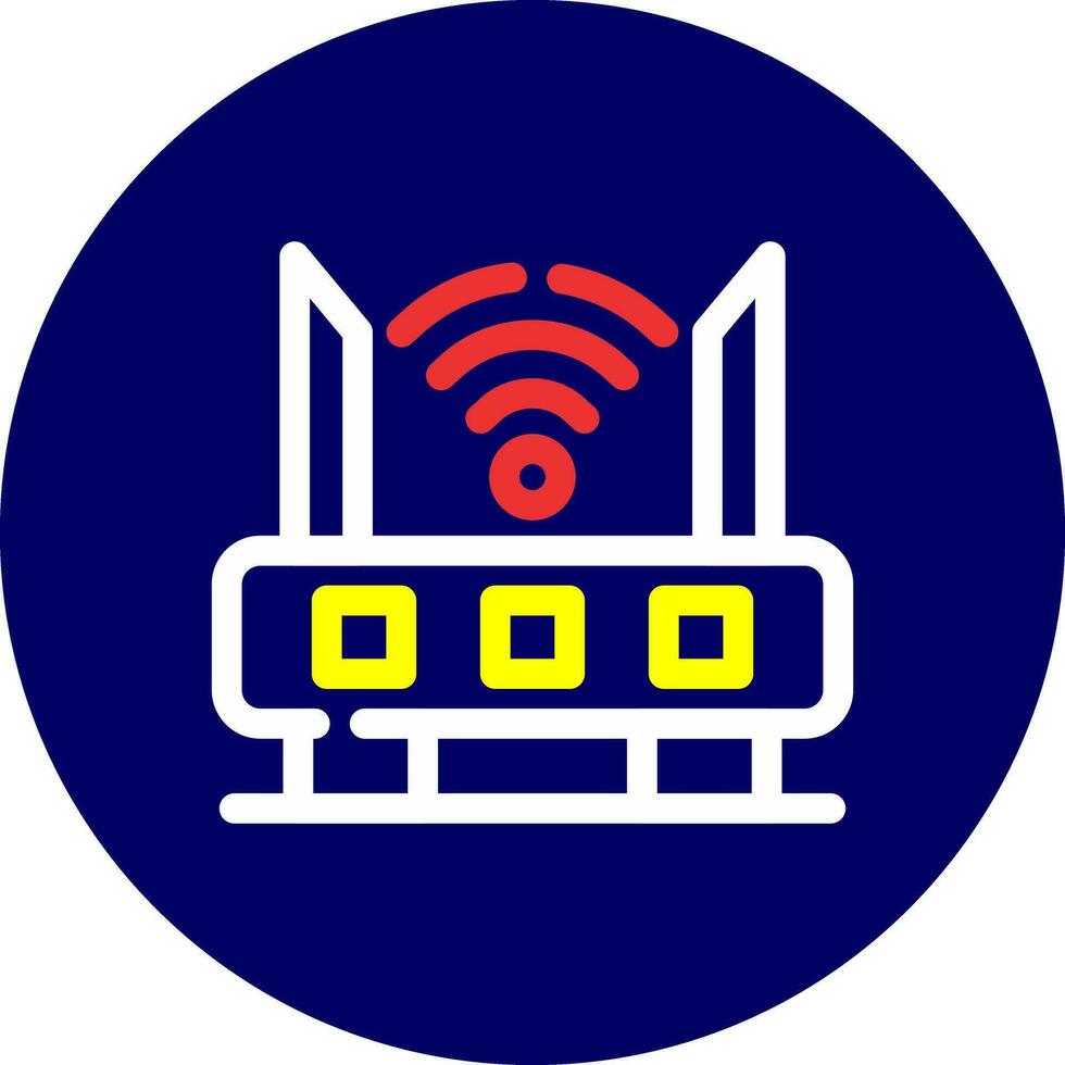 Router Creative Icon Design vector