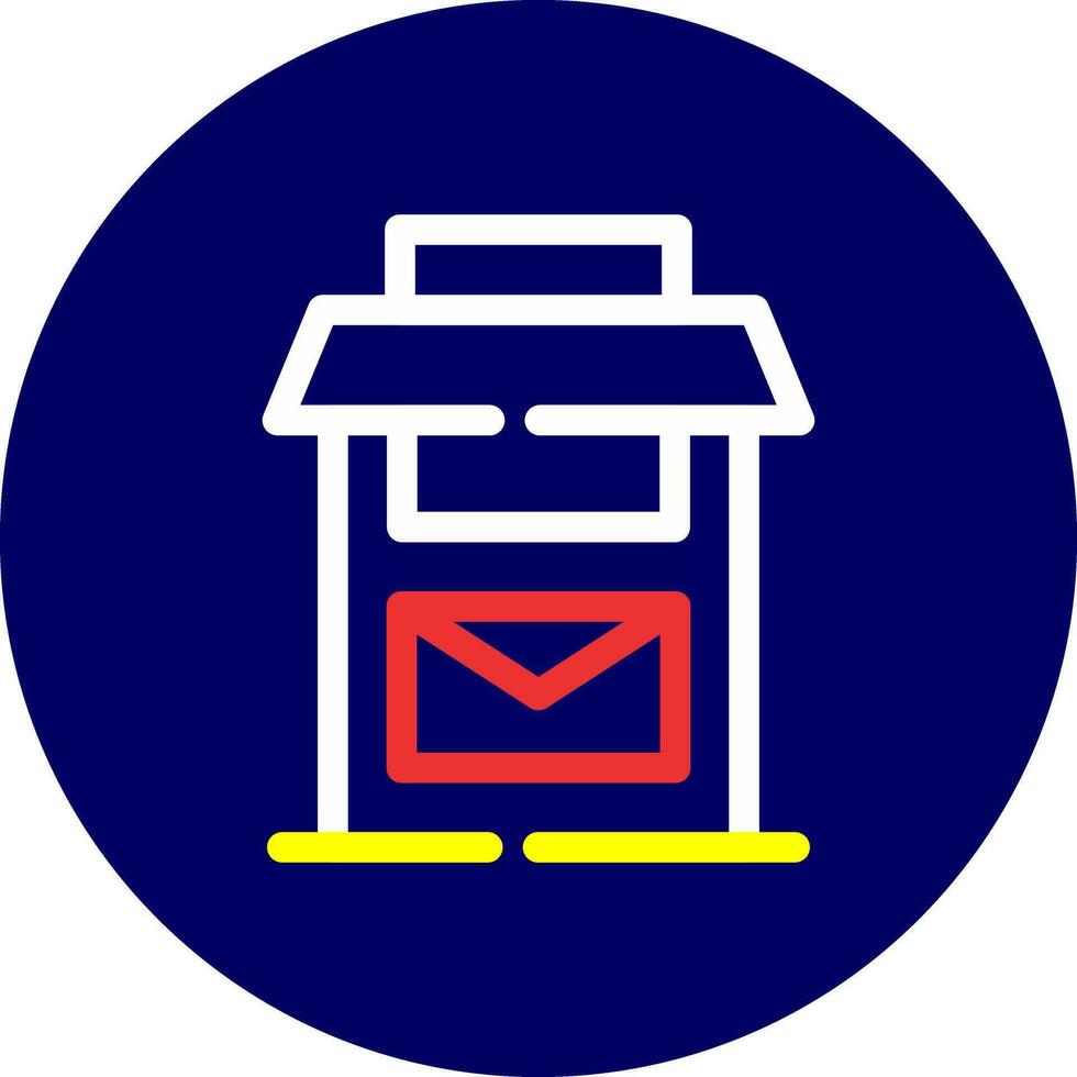 Postbox Creative Icon Design vector
