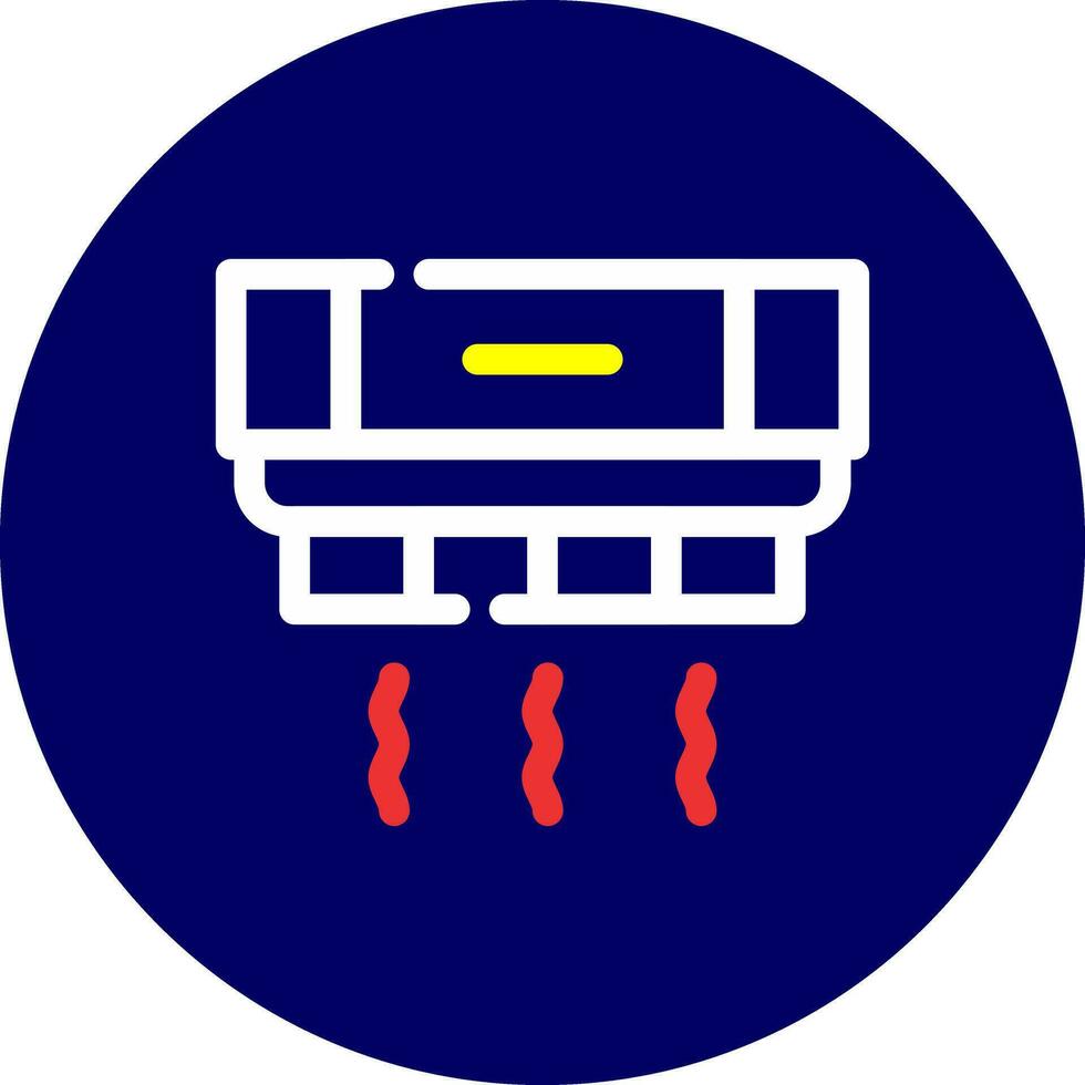 Smoke Detector Creative Icon Design vector
