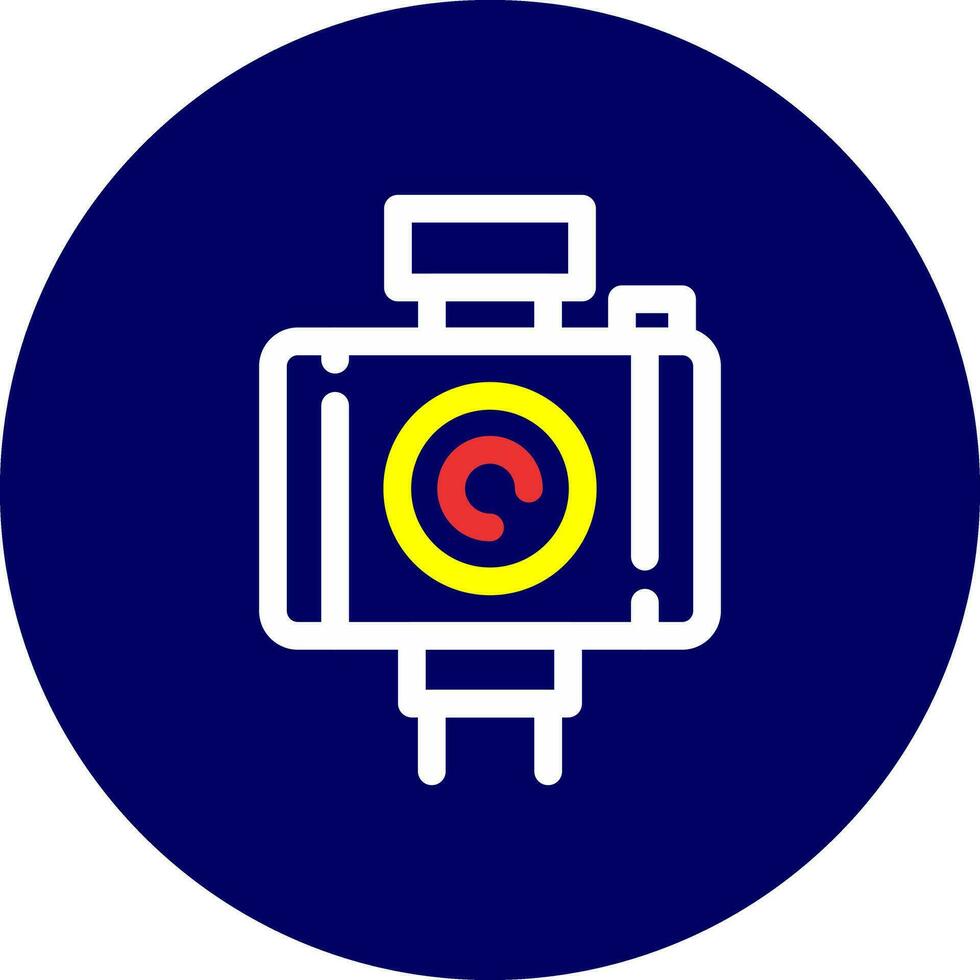 Camera Creative Icon Design vector