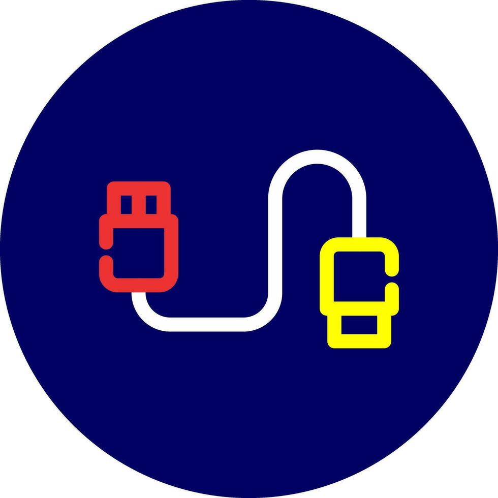 Cable Creative Icon Design vector