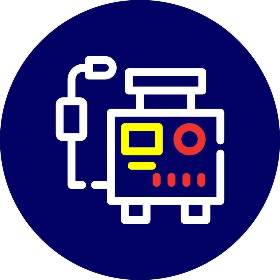 Welding Machine Creative Icon Design vector
