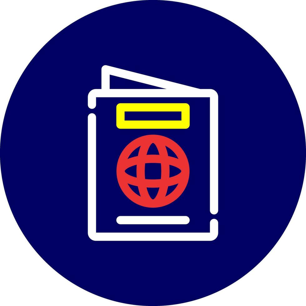 Passport Creative Icon Design vector