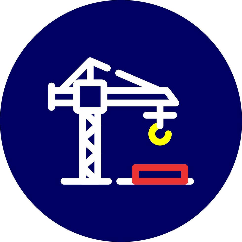 Crane Creative Icon Design vector