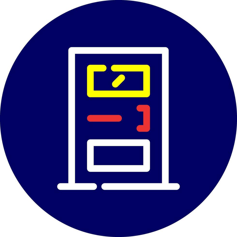 Door Creative Icon Design vector