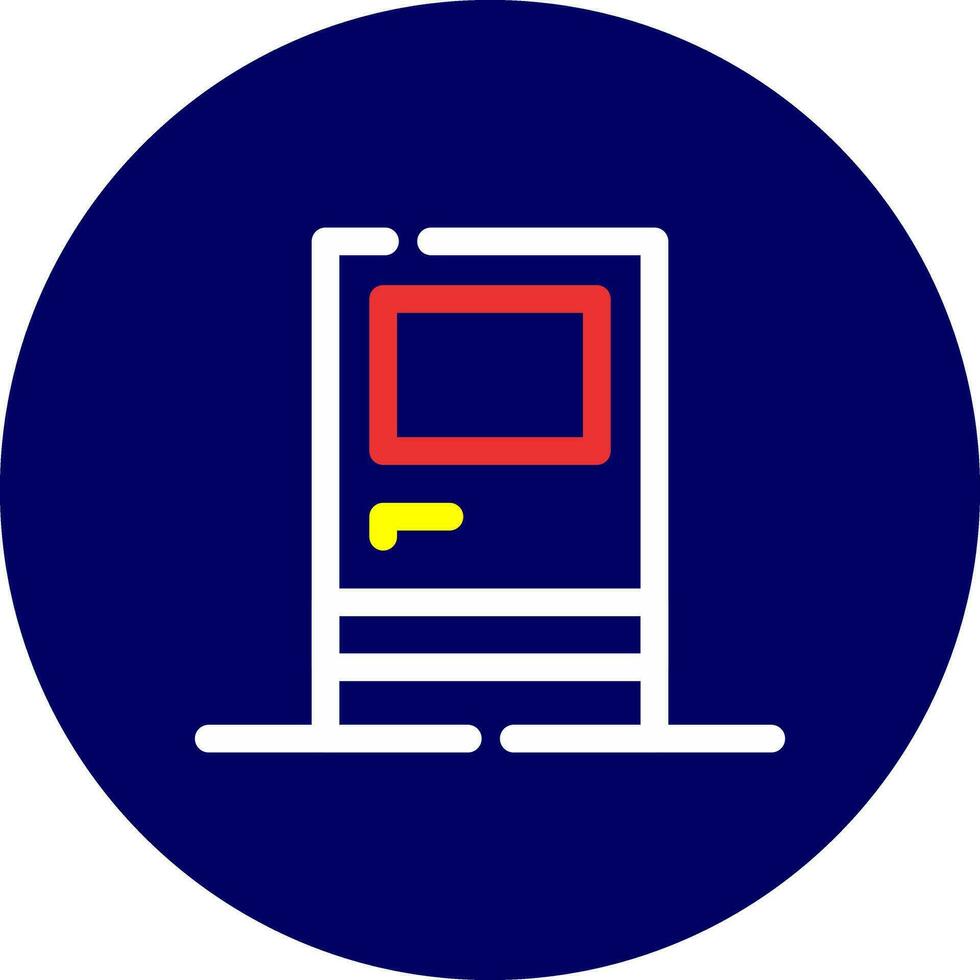 Door Creative Icon Design vector