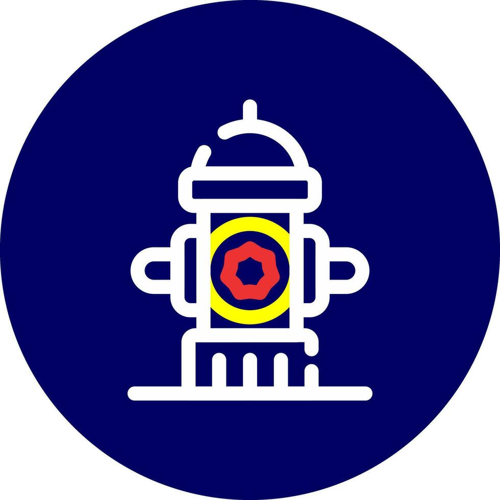 Hydrant Creative Icon Design vector