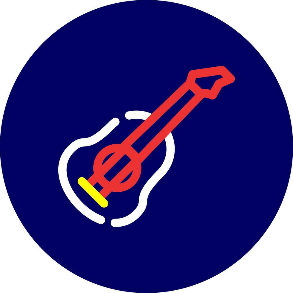 Guitar Creative Icon Design vector