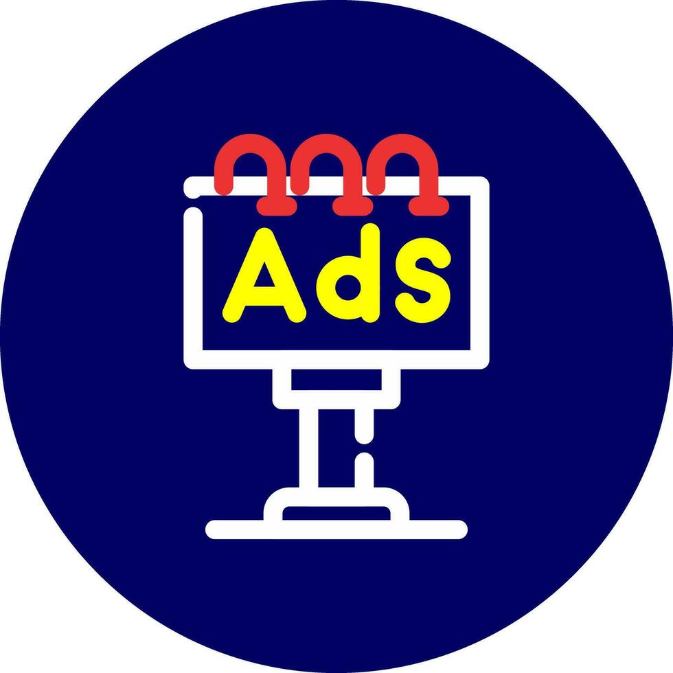 Billboard Creative Icon Design vector