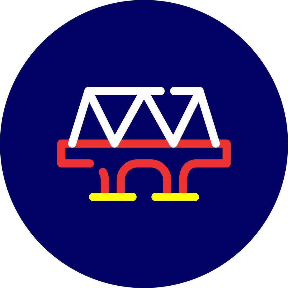 Bridge Creative Icon Design vector