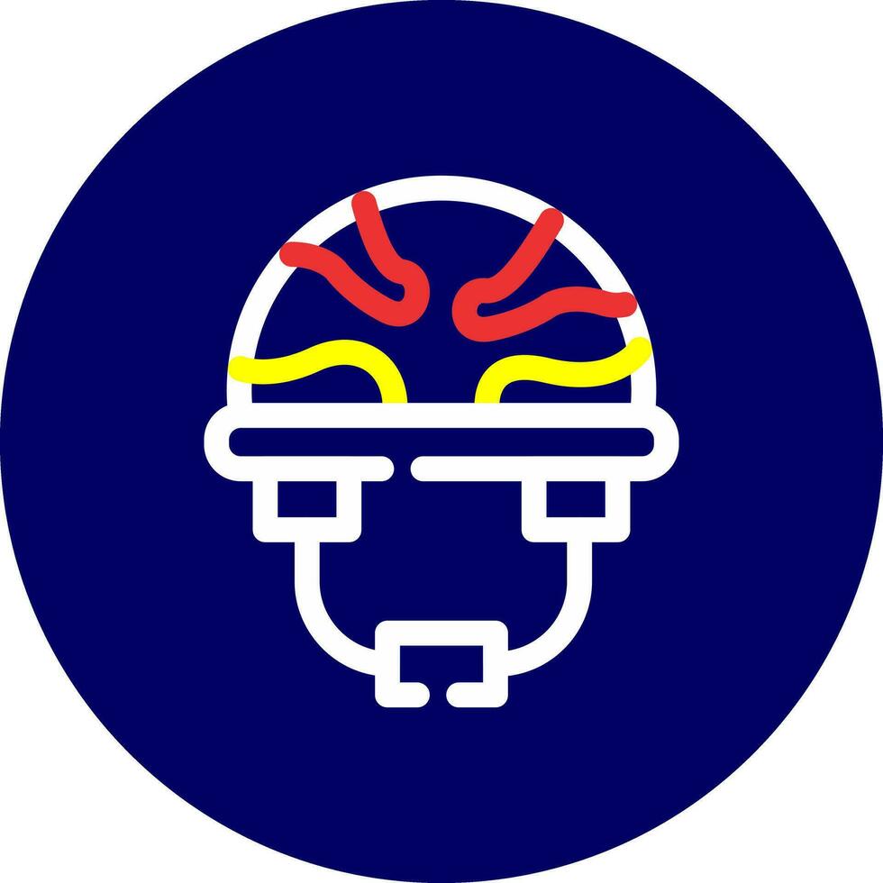 Helmet Creative Icon Design vector