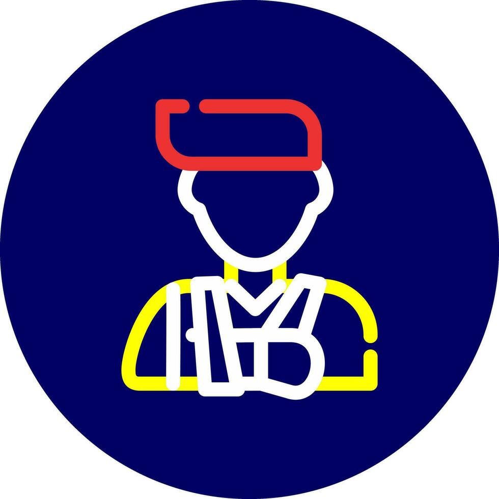 Injury Creative Icon Design vector