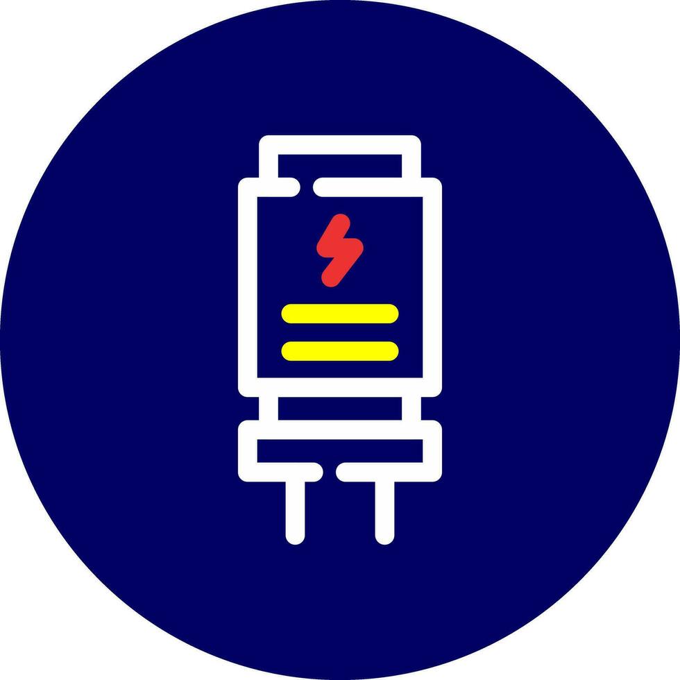 Capacitor Creative Icon Design vector