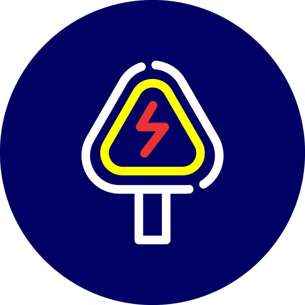 Danger Creative Icon Design vector