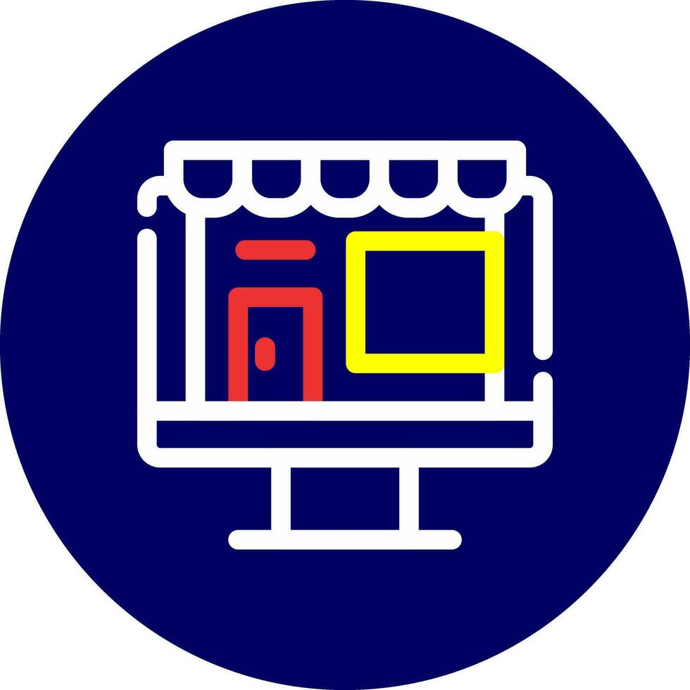 Online Store Creative Icon Design vector