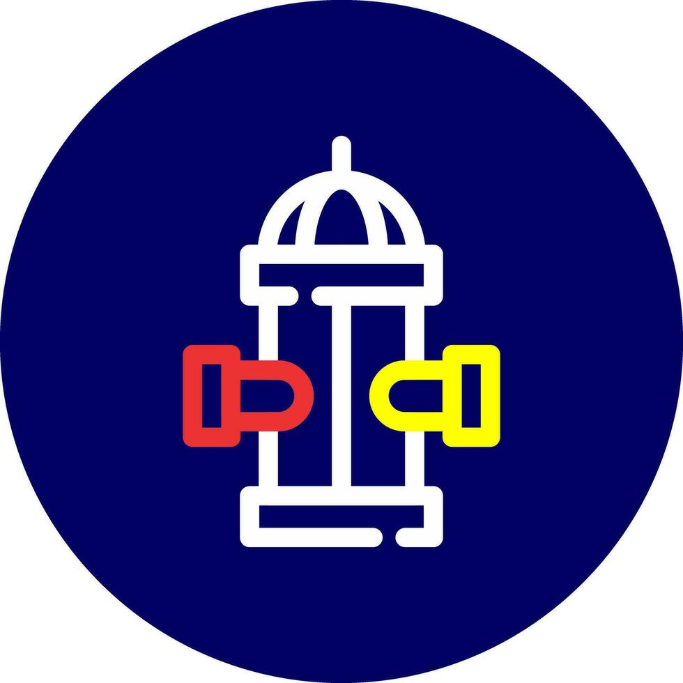 Hydrant Creative Icon Design vector