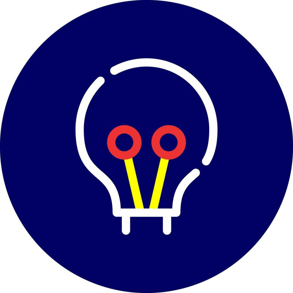 Light Bulb Creative Icon Design vector