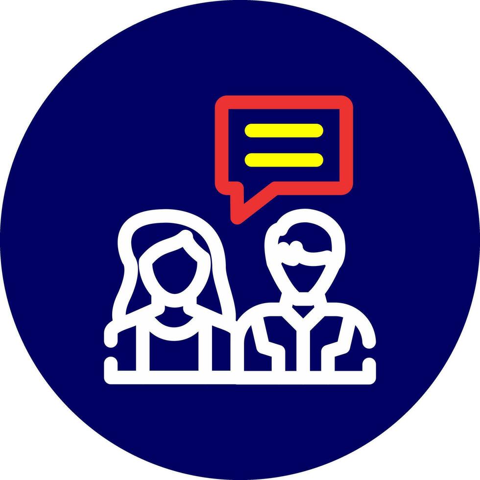 Job Interview Creative Icon Design vector