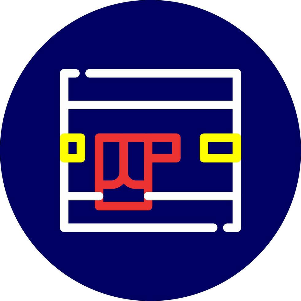 Kaaba Creative Icon Design vector