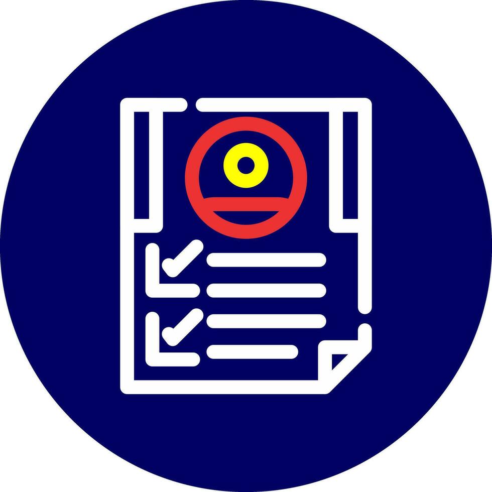 Profile Creative Icon Design vector