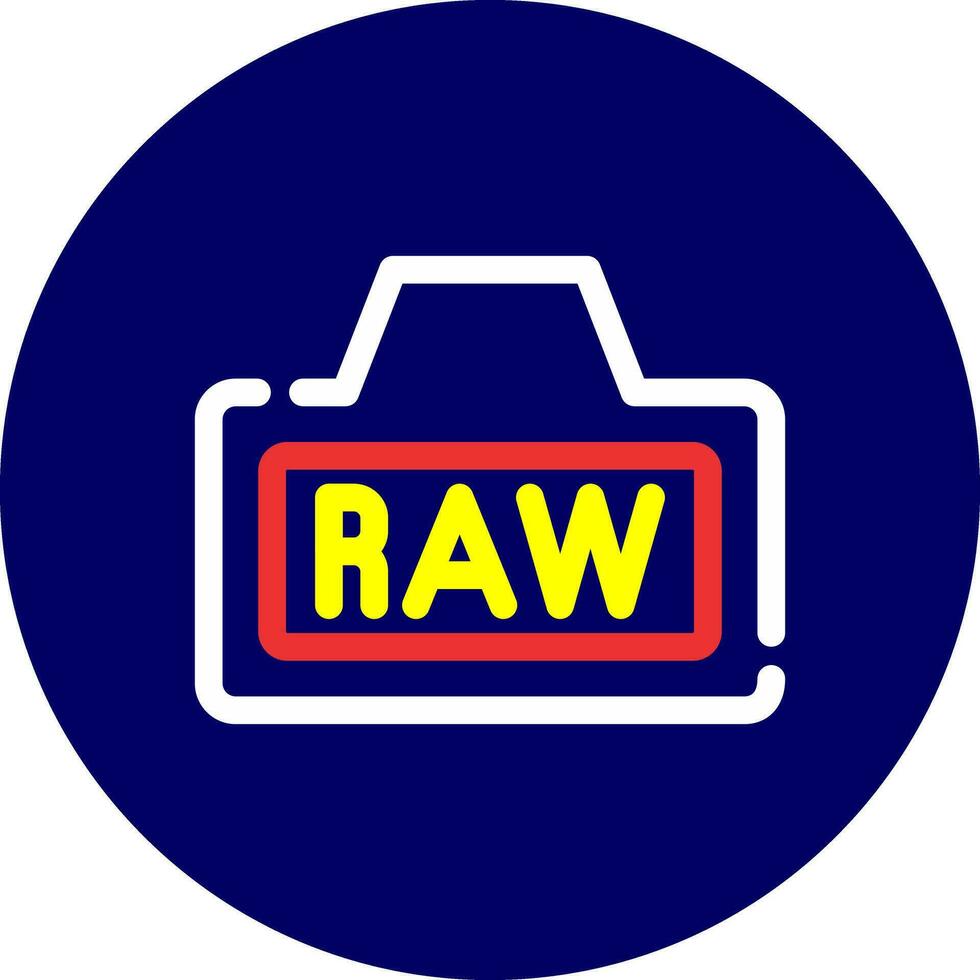 Raw Creative Icon Design vector