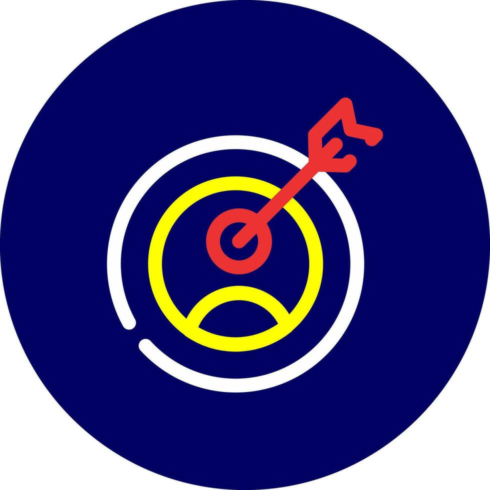 Target Creative Icon Design vector